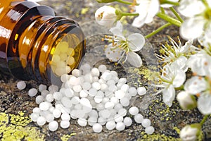 Alternative medicine with homeopathic pills