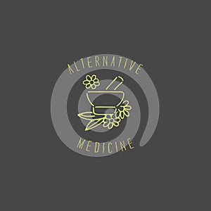 Alternative medicine logo.
