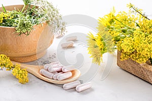 Alternative medicine, naturopathy and dietary supplement