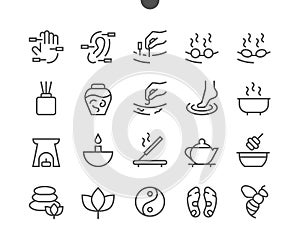 Alternative medicine UI Pixel Perfect Well-crafted Vector Thin Line Icons 48x48 Ready for 24x24 Grid for Web Graphics