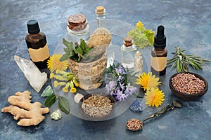 Alternative Natural Herbal Remedy Ingredients