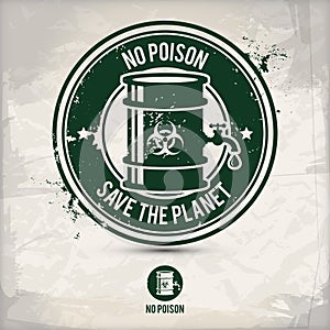 Alternative no poison stamp