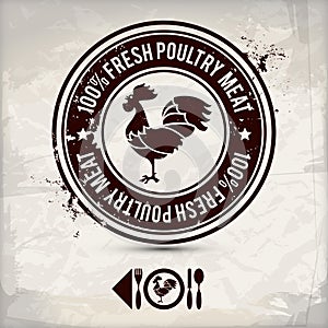 Alternative poultry stamp