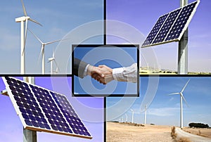 Alternative solar and wind energy