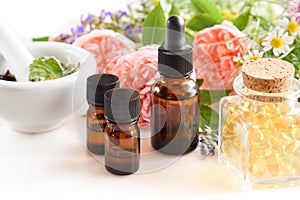 Alternative therapy with essential oils