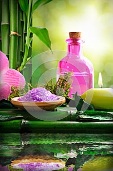 Alternative treatments of natural essences for body care vertica