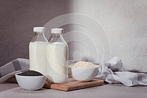 Alternative vegan milk based on sesame seeds