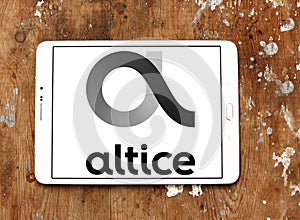 Altice telecoms company logo