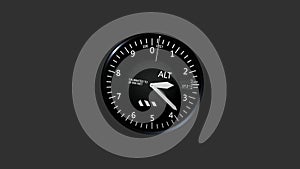 Altimeter indicator.