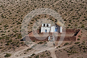 Altiplano church at Machuca