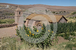 Altiplano church near San Pedro