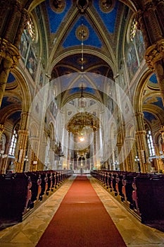 Old larks fields church Altlerchenfelder Kirche in Vienna Austria