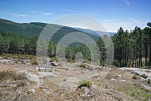 Alto da Portela Grande de Labruja, Camino de Santiago, Portugal photo