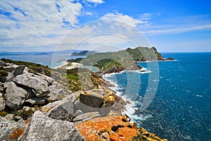 Alto do Principe view point in Islas Cies islands photo