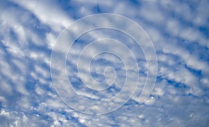 Altocumulus cloud photo