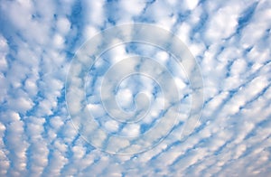 Altocumulus cloud