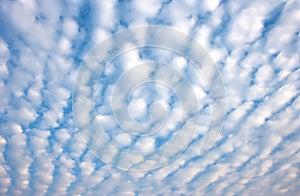 Altocumulus cloud photo