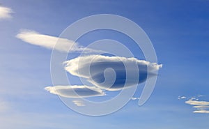 Altocumulus lenticularis cloud