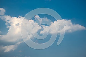 Altostratus cloud on sky background photo