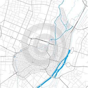 Altstadt-Lehel, MÃÂ¼nchen, Deutschland high detail vector map photo