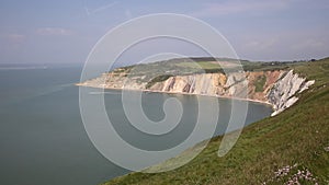 Alum Bay Isle of Wight by the Needles landmark