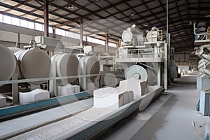 alumina factory, where raw material is processed into high-quality aluminum products