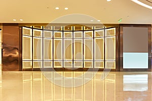 Aluminium alloy glass wall and led light