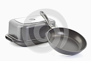 Aluminium cast frying pans