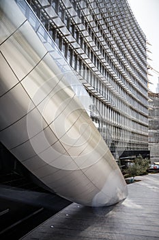 Aluminium Cladding at the Ground Floor of The Burj Khalifa, Dubai