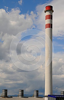 Aluminium factory - chimney