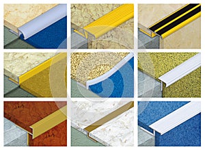 Aluminium profile for floor coverings