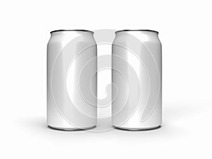 Aluminium Soda Drink Can 3D Illustration Mockup Scene
