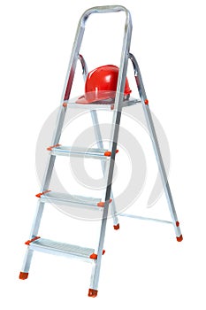 Aluminium stepladder