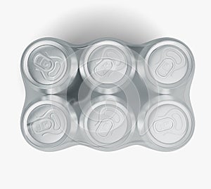 Aluminum Beverage Can 6 Pack