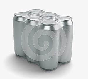 Aluminum Beverage Can 6 Pack