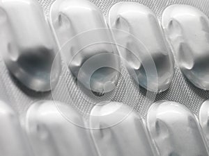 Aluminum blister pack for drug pills capsules