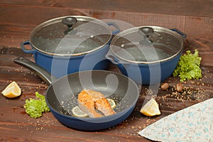 Aluminum cookware with non-stick coating