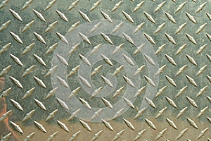 Aluminum diamondplate background