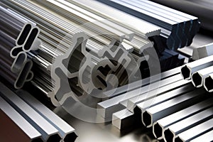 aluminum extrusion process with metal profiles