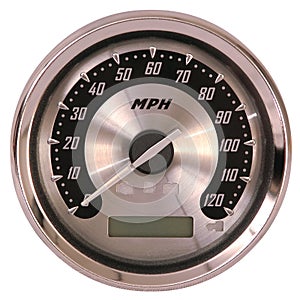 Aluminum face speedometer