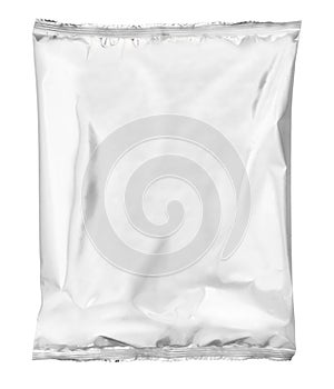 Aluminum Foil Bag Package on white