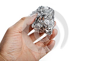 Aluminum foil ball