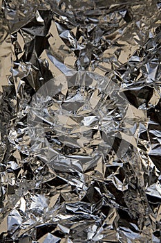 Aluminum foil texture