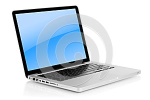 Aluminum laptop