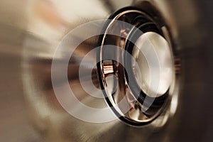 Aluminum loudspeaker.