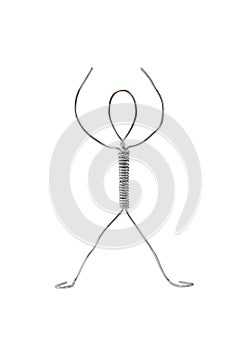 Aluminum Man On White