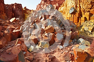 aluminum ore bauxite in its natural state