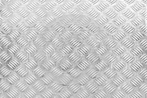 Aluminum plate texture with diamond pattern background