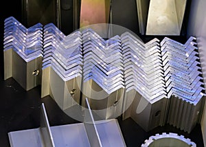 Aluminum profile of various shapes for fastenings