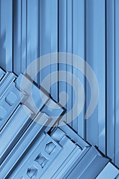 Aluminum sectional strips